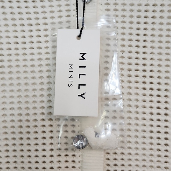 Milly Minis Perforated Cardigan Sweater, Size 2 ~ NWT - Picture 6 of 10